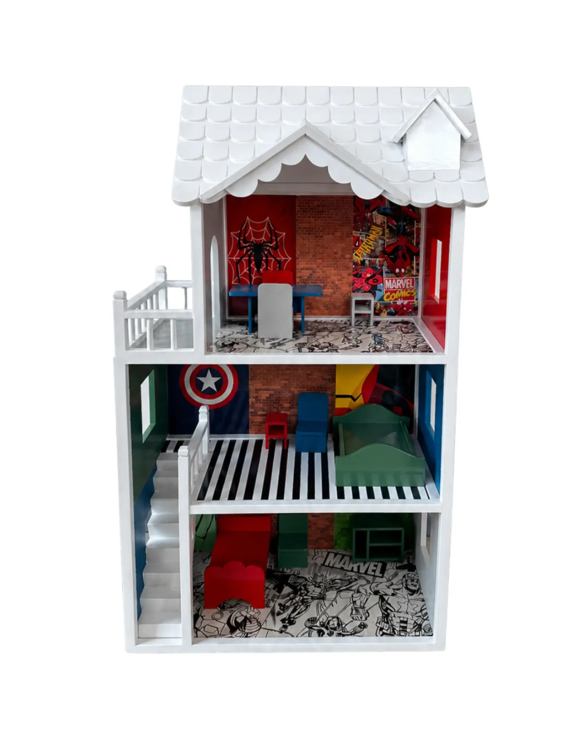 Marvel Superhero Wooden Playhouse