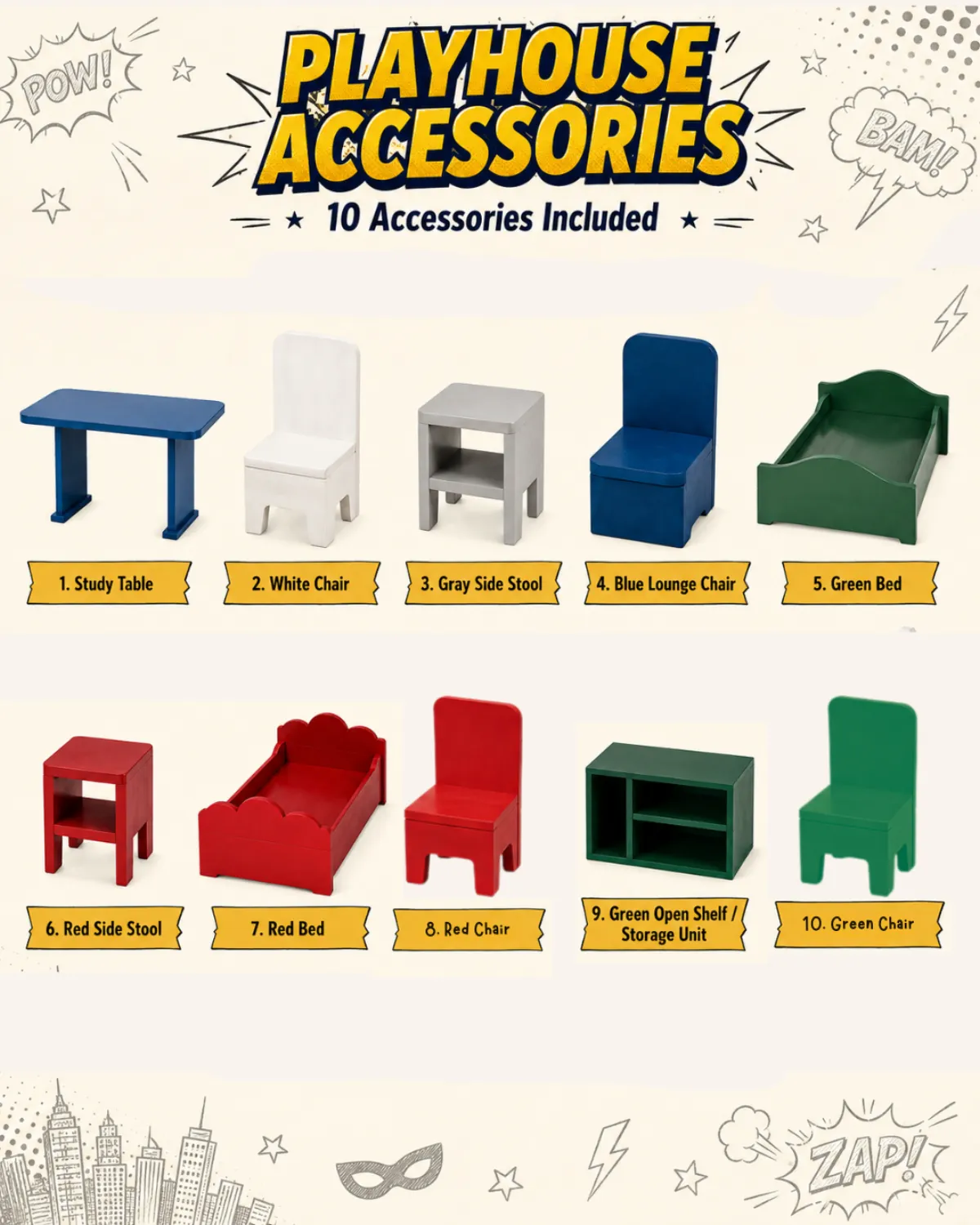 Marvel Superhero Wooden Playhouse — image 8