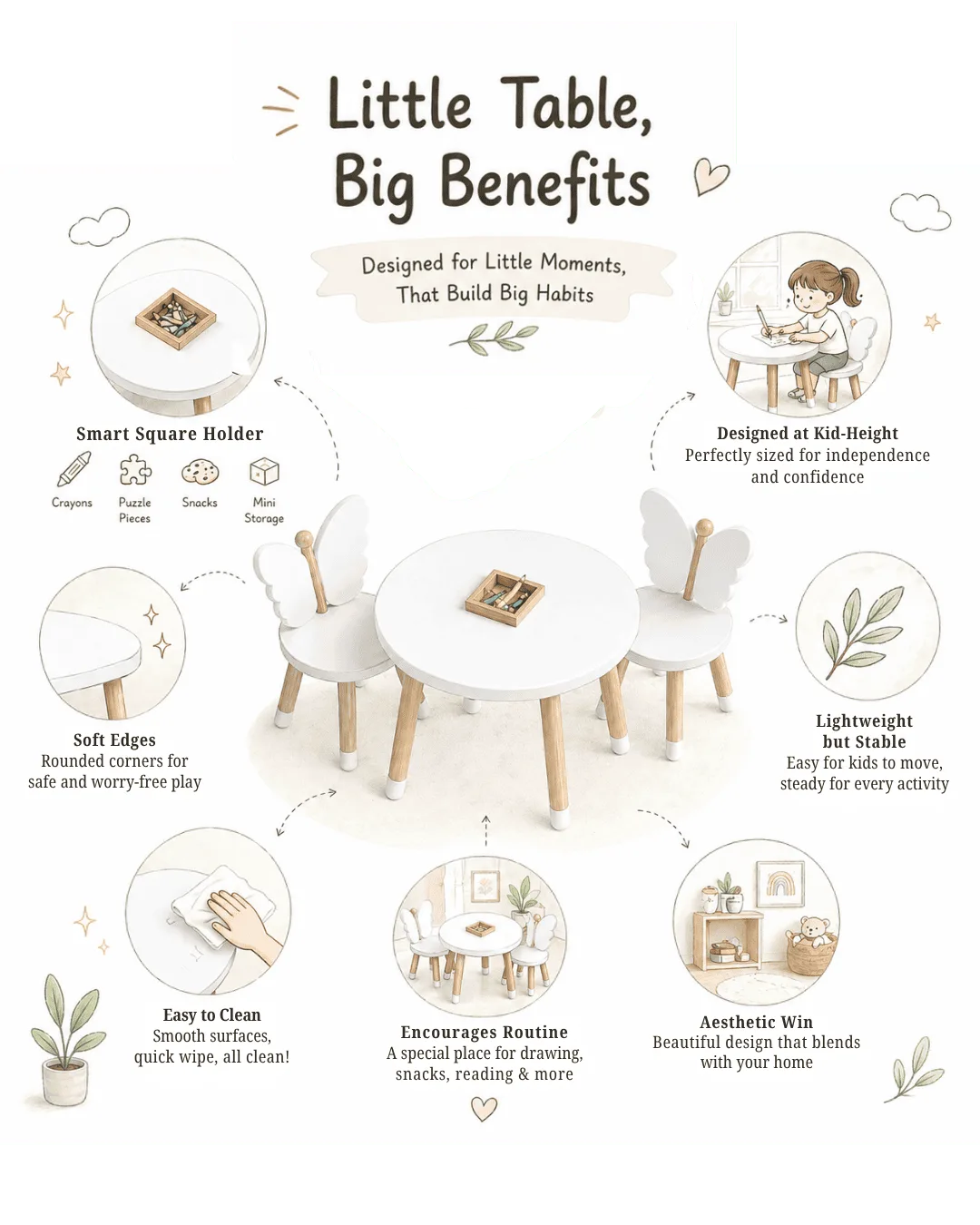 Butterfly Chair & Table Set — image 12