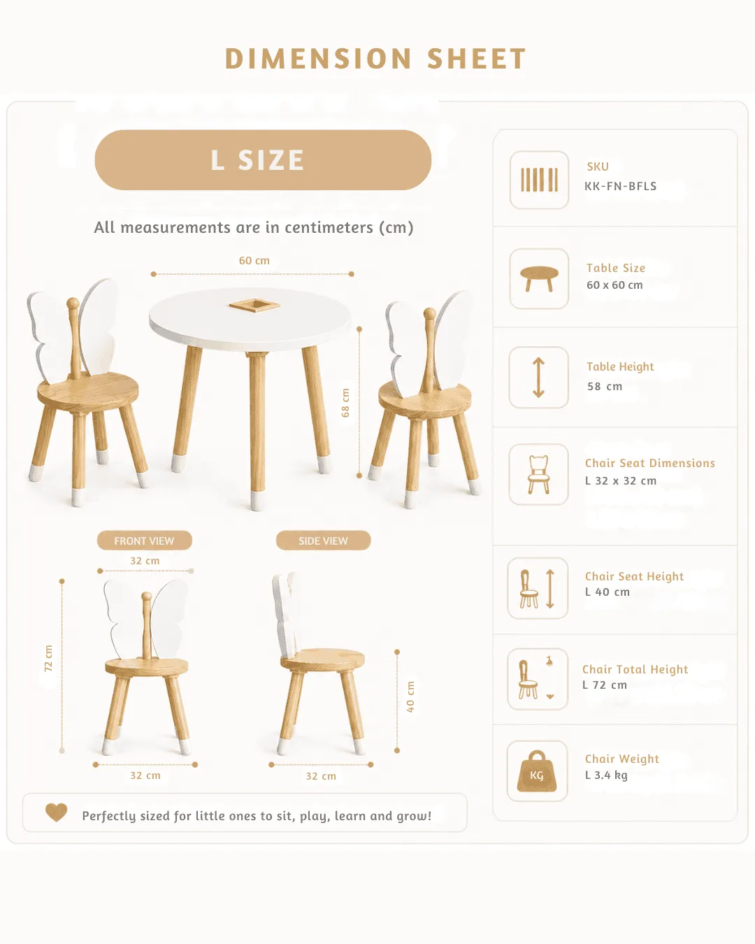 Butterfly Chair & Table Set