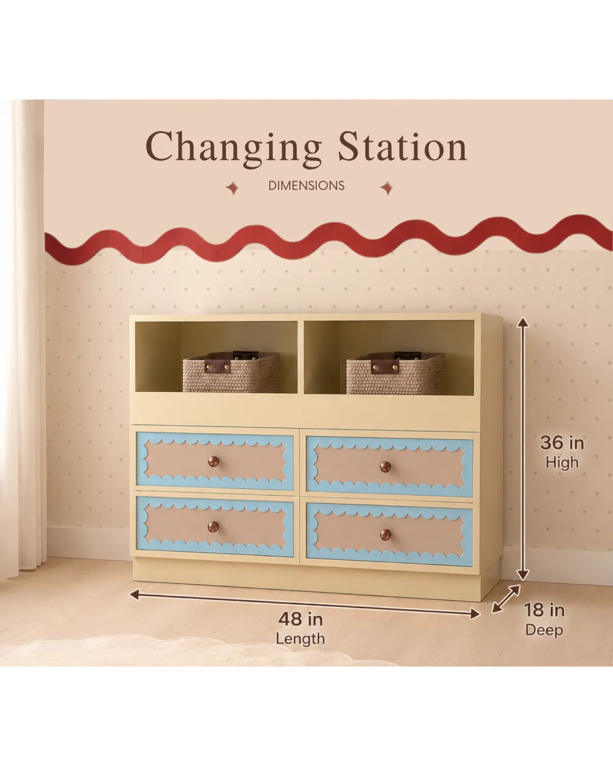 Baby Nursery Changing Station — image 8