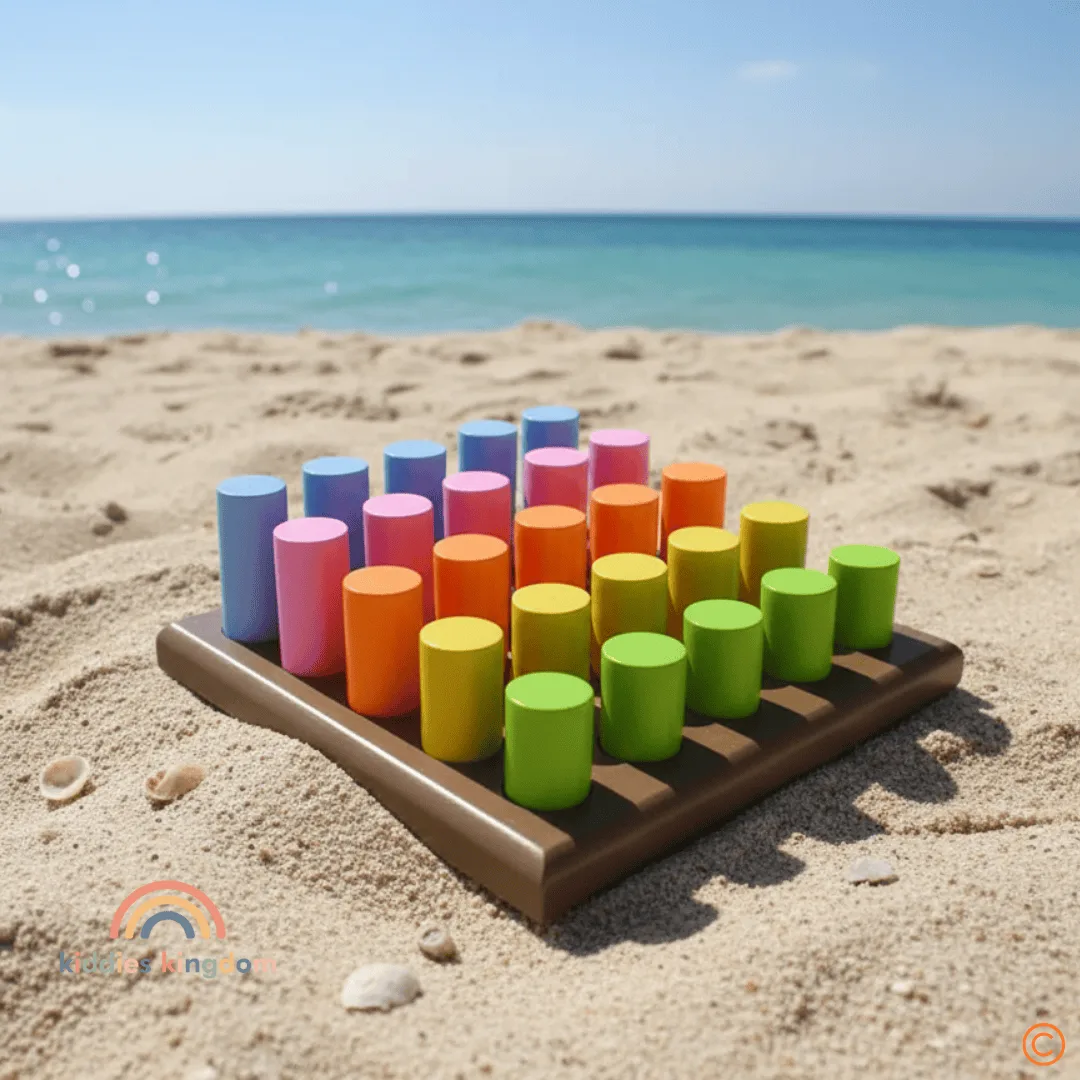 Rainbow Peg Board