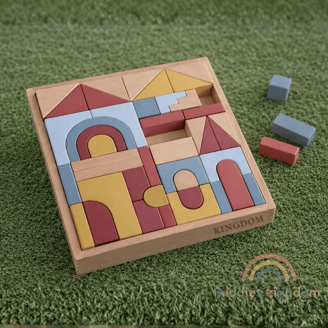 47-Piece Natural Wood Blocks alternate