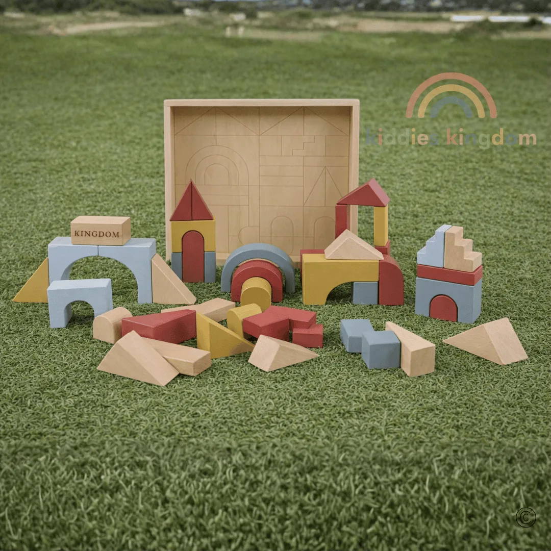 47-Piece Natural Wood Blocks — image 5