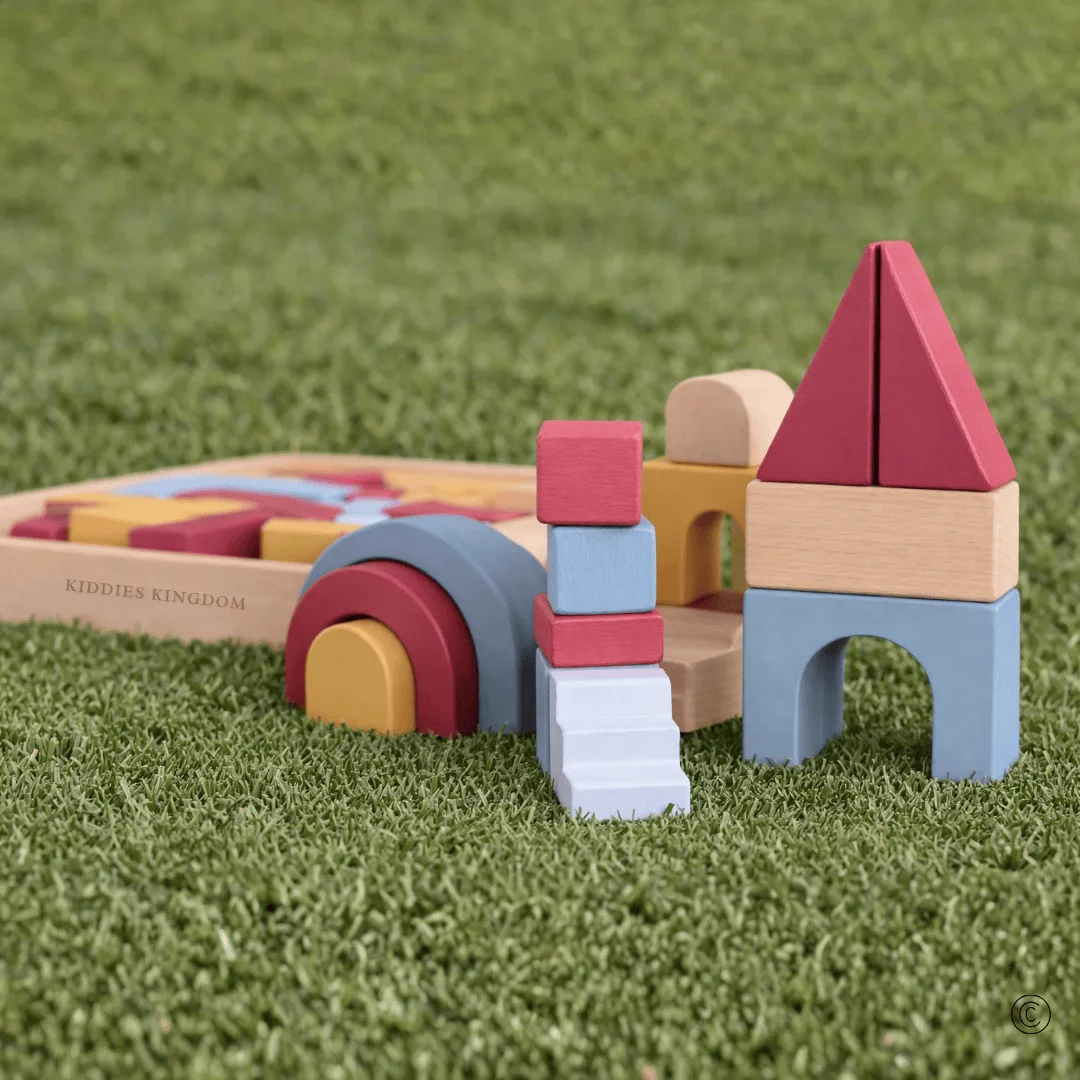 47-Piece Natural Wood Blocks — image 6
