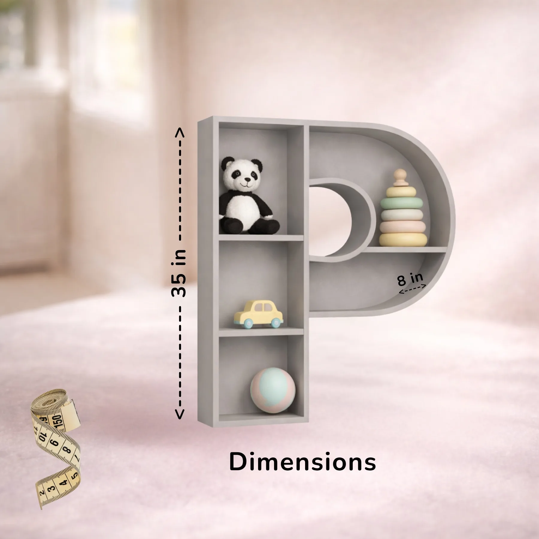 Alphabet Shelf – P
