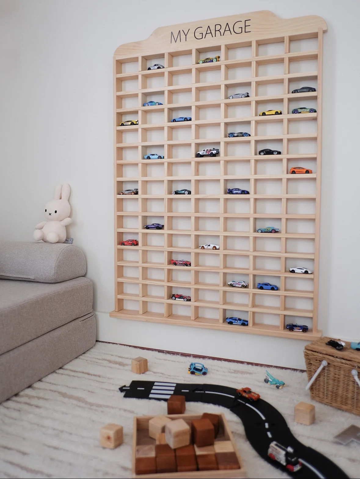 Matchbox Car Garage Organizer