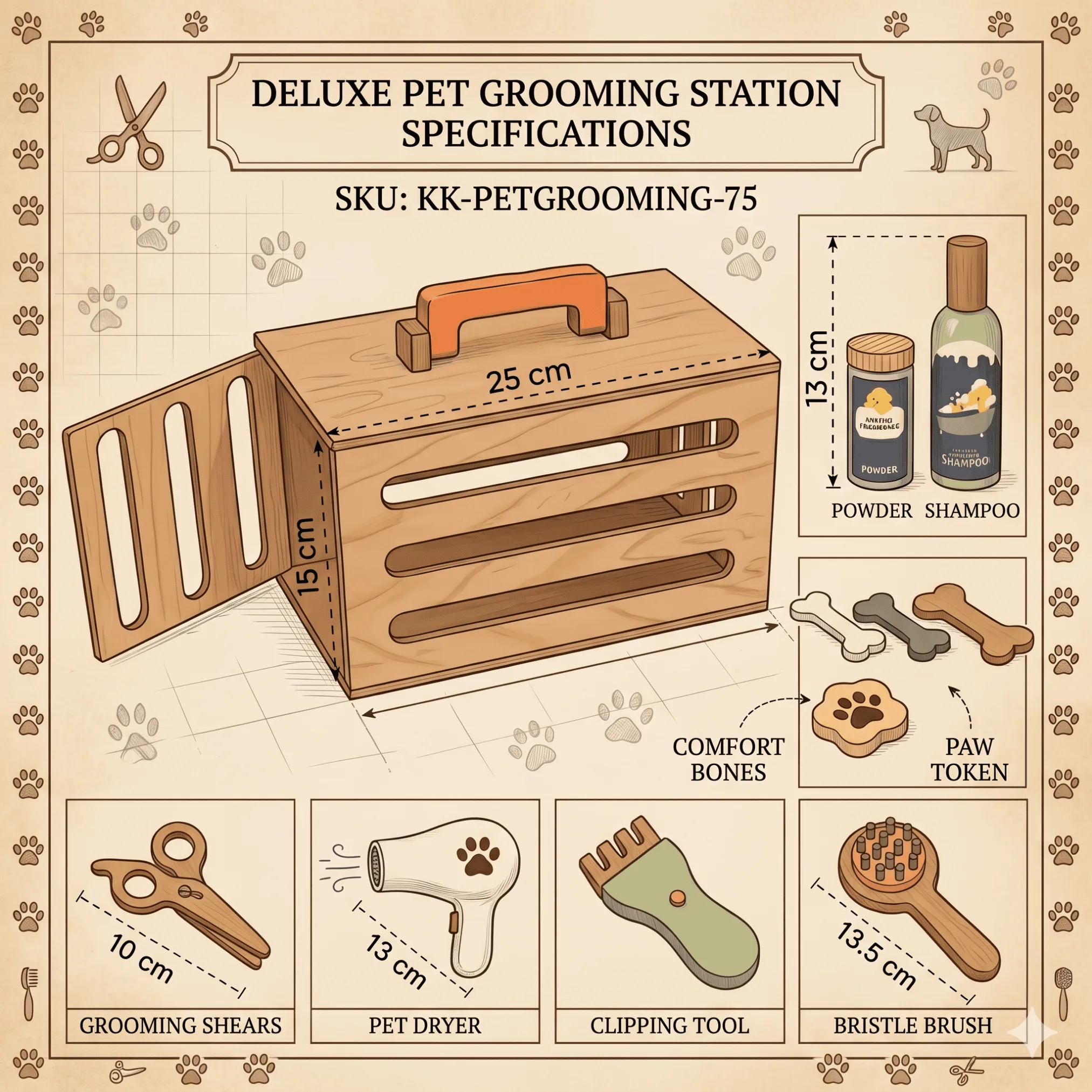 Pet Grooming Spa Playset