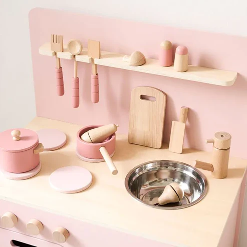 Wooden Kitchen Playset — image 3